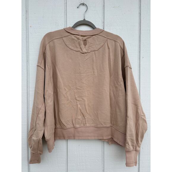 NWT FP Movement x Hatch Intercept Maternity Pullover Sweatshirt,‎ Desert Sand, M - Picture 4 of 5